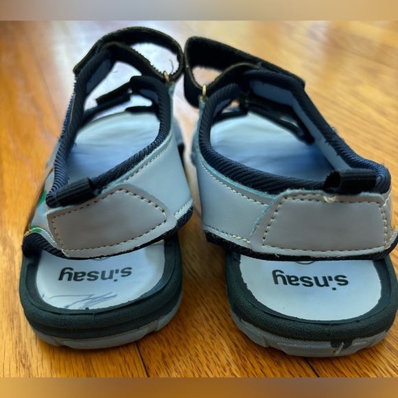 Nickelodeon Paw Patrol Sandals Kids EU 34 US 2.5 Blue Flaws Shown Review Pics - Picture 6 of 8